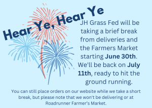 July 2024 Announcement JH Grass Fed